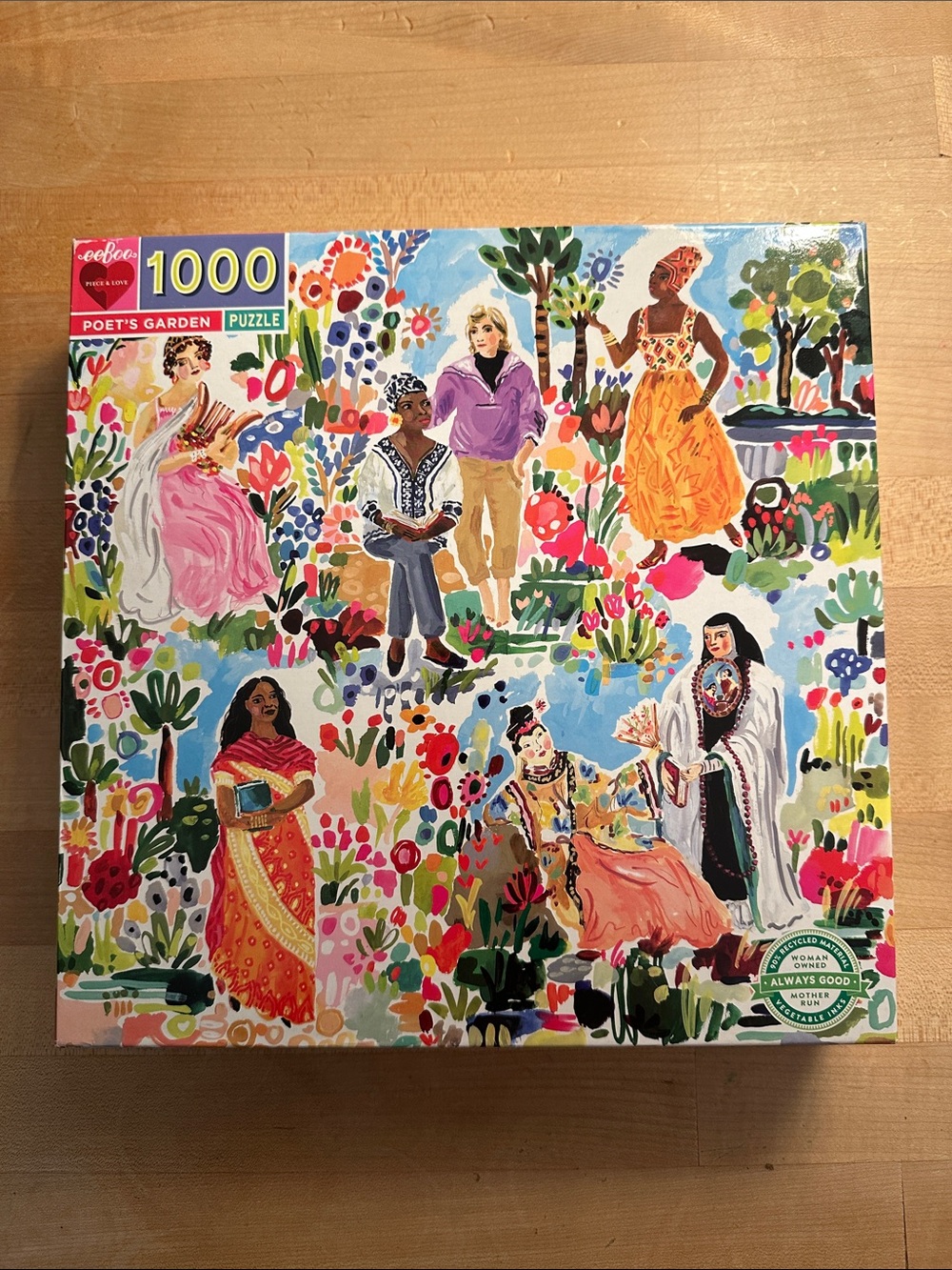 Poet's Garden 1000-Piece Puzzle by eeboo